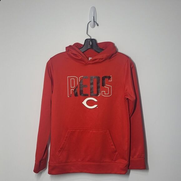 Cincinnati Reds Women's Red & Black Hoodie - Picture 9 of 9
